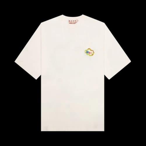 Marni x No Vacancy Inn Snake Logo T-Shirt 'Limestone'