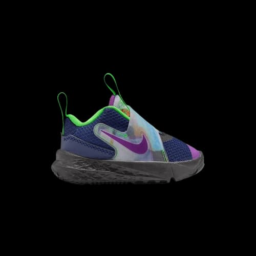 Nike Team Hustle D 12 TD 'Blue Void/Black/Green Strike/Vivid Purple'