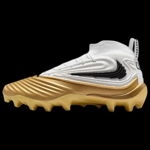 Nike Alpha Menace 5 Elite White Metallic Gold Black