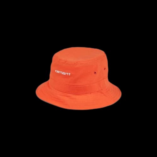 Carhartt WIP Script Bucket Hat 'Pepper/White'