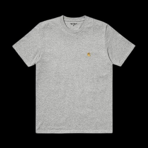 Carhartt WIP Chase T-Shirt 'Grey Heather/White'
