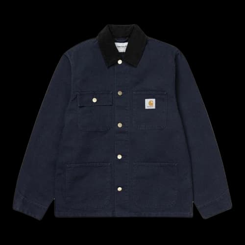 Carhartt WIP Aged Canvas Michigan Chore Coat 'Dark Navy'
