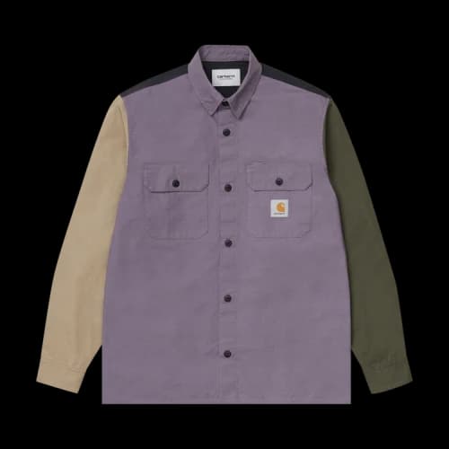 Carhartt WIP Valiant 4 Long-Sleeve Shirt 'Provence Rinsed'