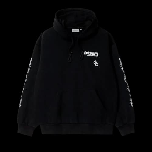 Carhartt WIP Hooded Scramble Sweatshirt 'Black'