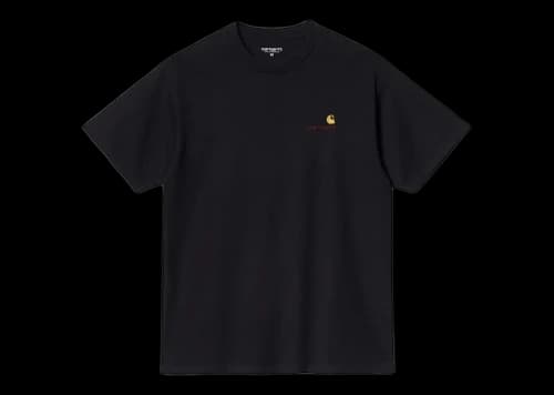 Carhartt WIP S/S American Script T-Shirt Black
