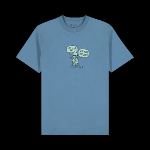 Carhartt WIP Short-Sleeve Mad World T-Shirt 'Icy Water'