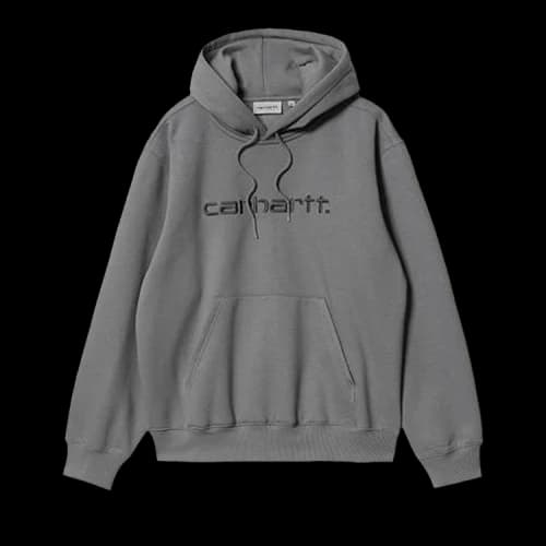 Carhartt WIP Hooded Sweater 'Shiver/Blacksmith'