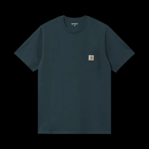 Carhartt WIP Short-Sleeve Pocket T-Shirt 'Deep Lagoon'