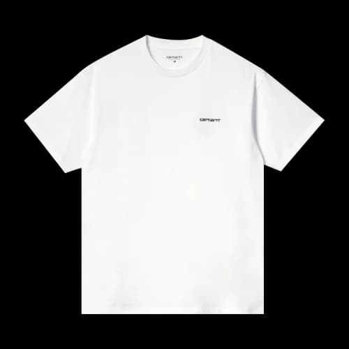 Carhartt WIP Short-Sleeve Script Embroidery T-Shirt 'White'