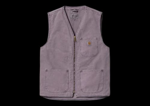 Carhartt WIP Arbor Dearborn Canvas 12oz Vest Razzmic