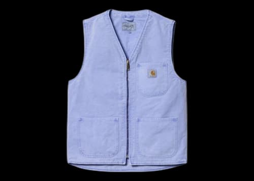Carhartt WIP Arbor Dearborn Canvas 12oz Vest Icy Water