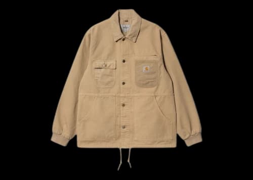 Carhartt WIP Medley Dearborn Canvas 12oz Jacket Dusty H Brown (Garment Dyed)
