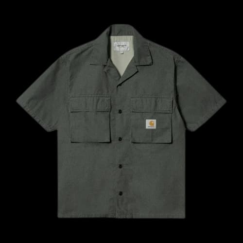 Carhartt WIP Short-Sleeve Wynton Shirt 'Jura/Yucca'