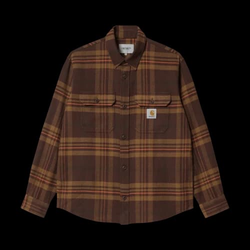 Carhartt WIP Long-Sleeve Wallace Check Shirt 'Ale'