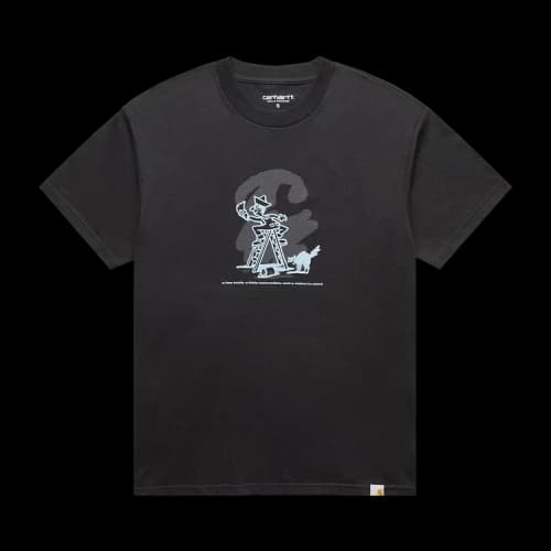 Carhartt WIP Short-Sleeve Lucky Painter T-Shirt 'Black/Misty Sky'