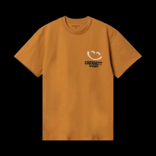 Carhartt WIP Short-Sleeve Happy Script T-Shirt 'Ochre'