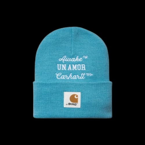 Carhartt WIP x Awake NY Un Amor Beanie 'Blue/White'