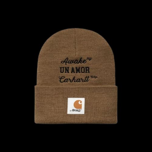 Carhartt WIP x Awake NY Un Amor Beanie 'Hamilton Brown/Black'