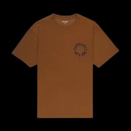 Carhartt WIP Work Varsity T-Shirt 'Deep Hamilton Brown/Black'