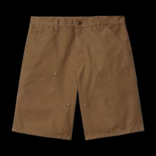 Carhartt WIP Double Knee Short 'Hamilton Brown Rinsed'
