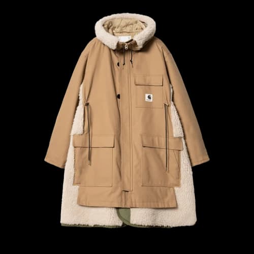 Carhartt WIP x Sacai Canvas Parka Siberian 'Beige'