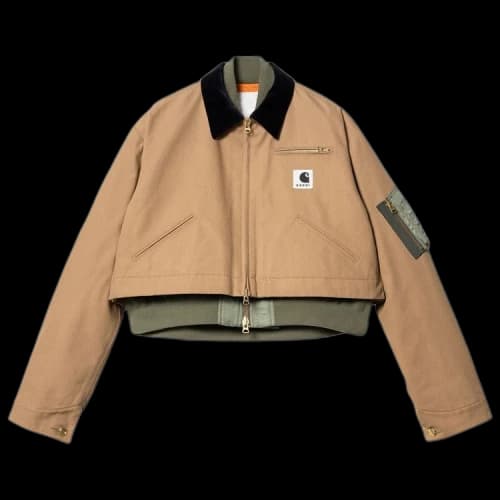 Carhartt WIP x Sacai Canvas MA-1 Jacket Detroit 'Beige'