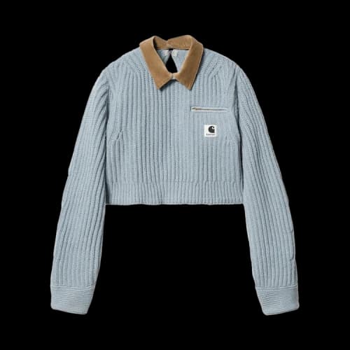 Carhartt WIP x Sacai Knit Pullover Detroit 'Light Blue'