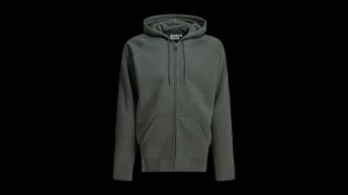 Carhartt Hooded Chase Zip Sweatshirt Blue