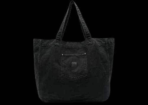 Carhartt WIP Rivet Tote Bag Stone Washed Black