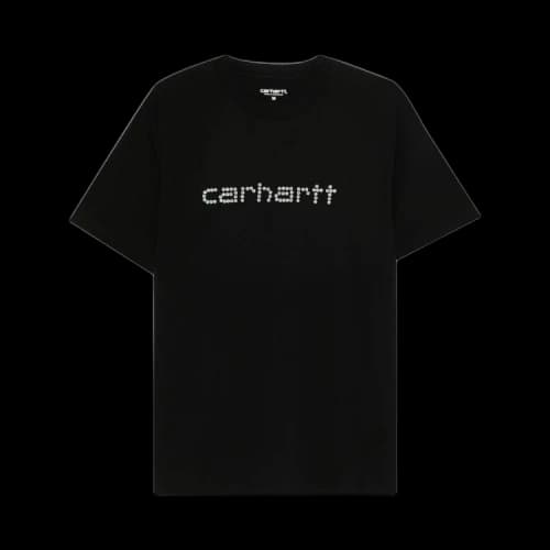 Carhartt WIP Short-Sleeve Rivet Script T-Shirt 'Black'