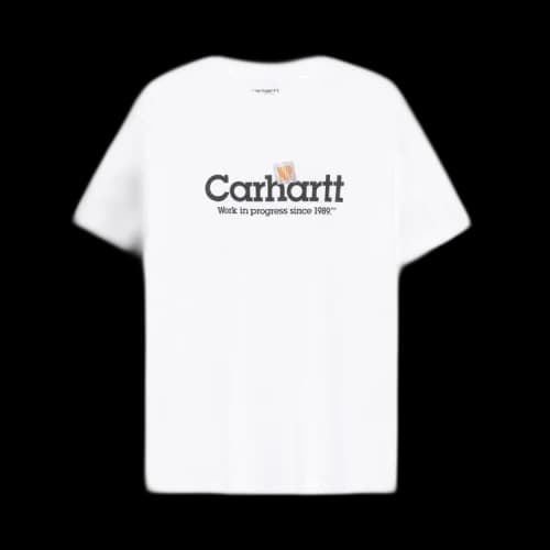 Carhartt WIP Short-Sleeve Label Script T-Shirt 'White'