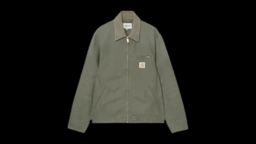 Carhartt WIP Detroit Jacket Stone Canvas Green