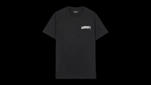 Carhartt WIP University Script S/S T-Shirt Black