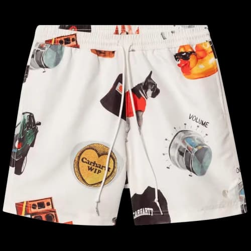 Carhartt WIP Slater Swim Trunks 'Jacob Rochester Print/Wax'