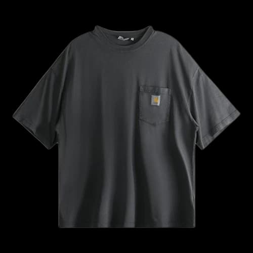 Carhartt WIP Short-Sleeve Hudson Pocket T-Shirt 'Black'