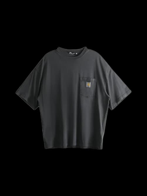 Carhartt WIP S/S Hudson Pocket T-shirt Black Chalk Wash