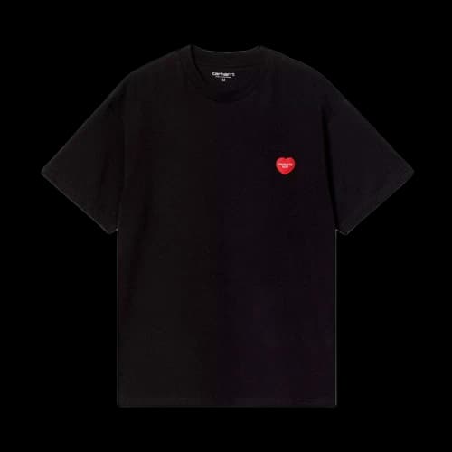 Carhartt WIP Short-Sleeve Heart II Hartt T-Shirt 'Black'
