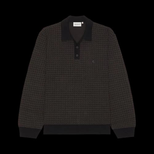 Carhartt WIP Lowis Polo 'Houndstooth/Vitola Heather'