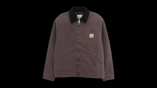 Carhartt WIP OG Detroit Jacket Tobacco/Black Stone Canvas