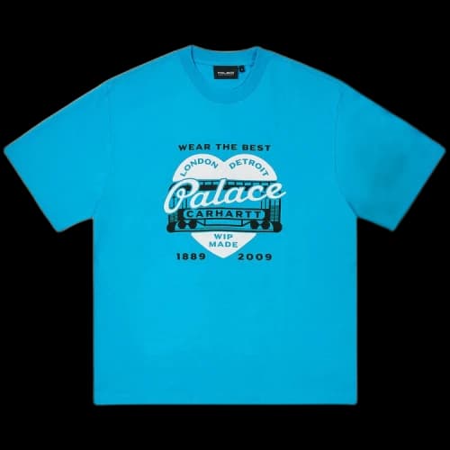 Palace x Carhartt WIP Heart T-Shirt 'Safety Blue'