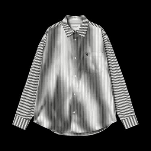 Carhartt WIP Daldry Shirt 'Daldry Stripe/Brick/Wax'
