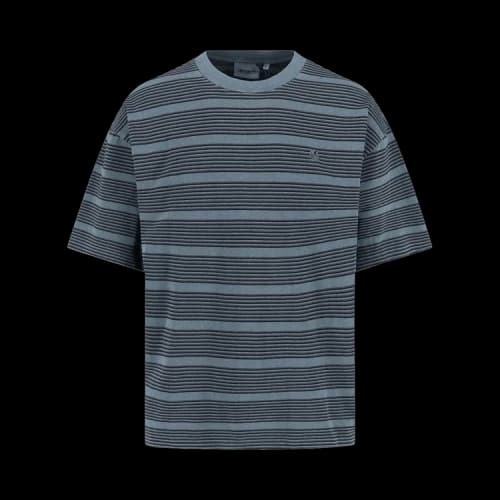 Carhartt WIP Hanson Tee 'Hanson Stripe/Kale Green'