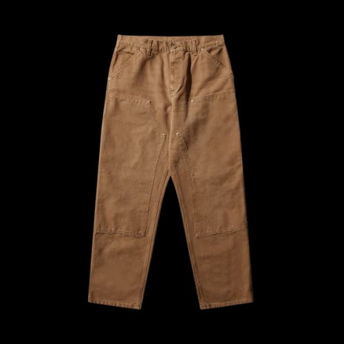 Carhartt WIP Double Knee Pants 'Hamilton Brown (Grind Wash)'