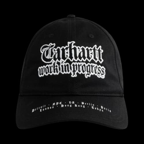 Carhartt WIP World Tour Cap 'Black/White'