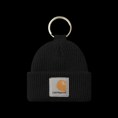 Carhartt WIP Mini Watch Hat Keychain 'Black'