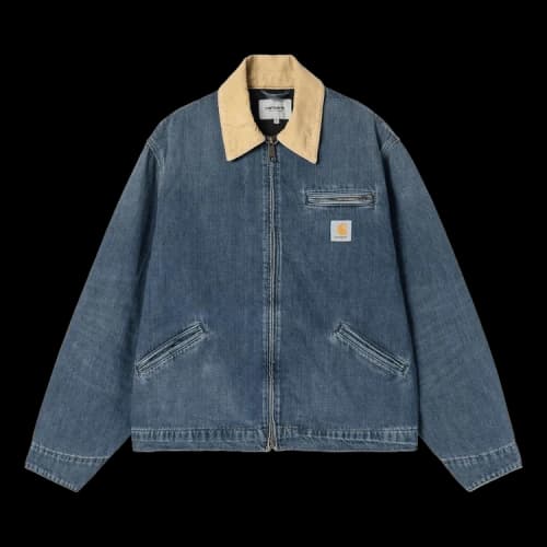 Carhartt WIP OG Detroit Jacket (Dark Wash) 'Blue/Dusty Brown'