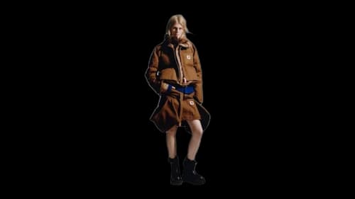 Carhartt WIP x sacai Women's Duck Skirt Sacai Dark Beige
