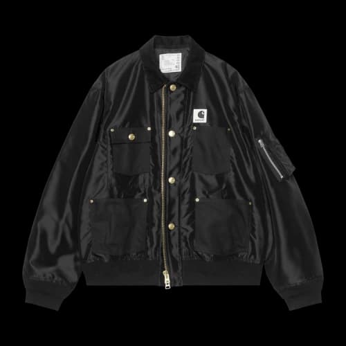 Sacai x Carhartt WIP Suiting x Duck Blouson 'Black'