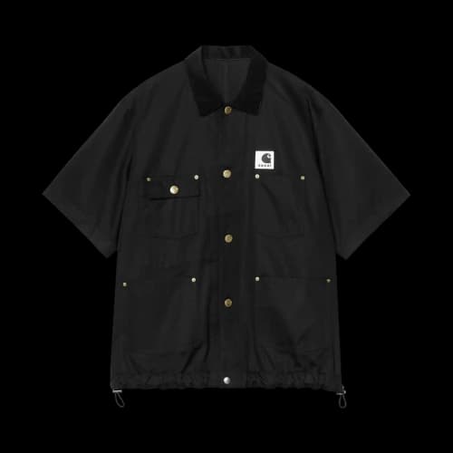 Sacai x Carhartt WIP Duck Shirt 'Black'