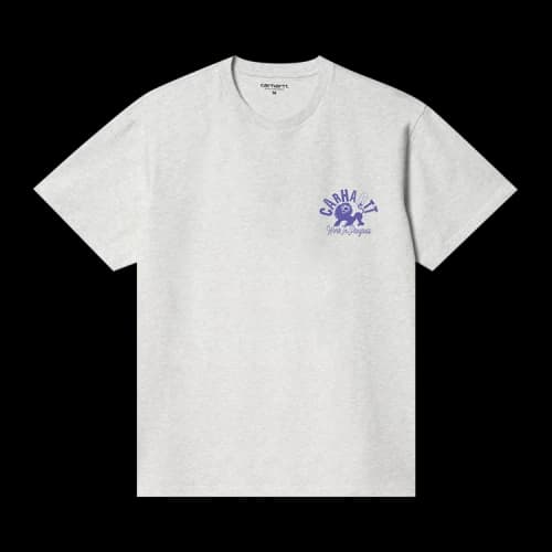 Carhartt WIP Short-Sleeve Well Built T-Shirt 'Ash Heather'
